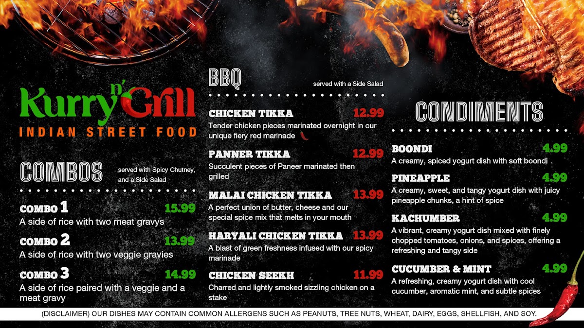 Menu - Kurryn'grill | Indian Street Food photo 4